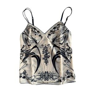 RARE 2004 Issey Miyake tattoo print camisole